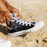 Cowboy Bebop Jet Black High Top Shoes Custom Anime Sneakers