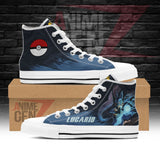 Pokemon Lucario High Top Shoes Custom Anime Sneakers