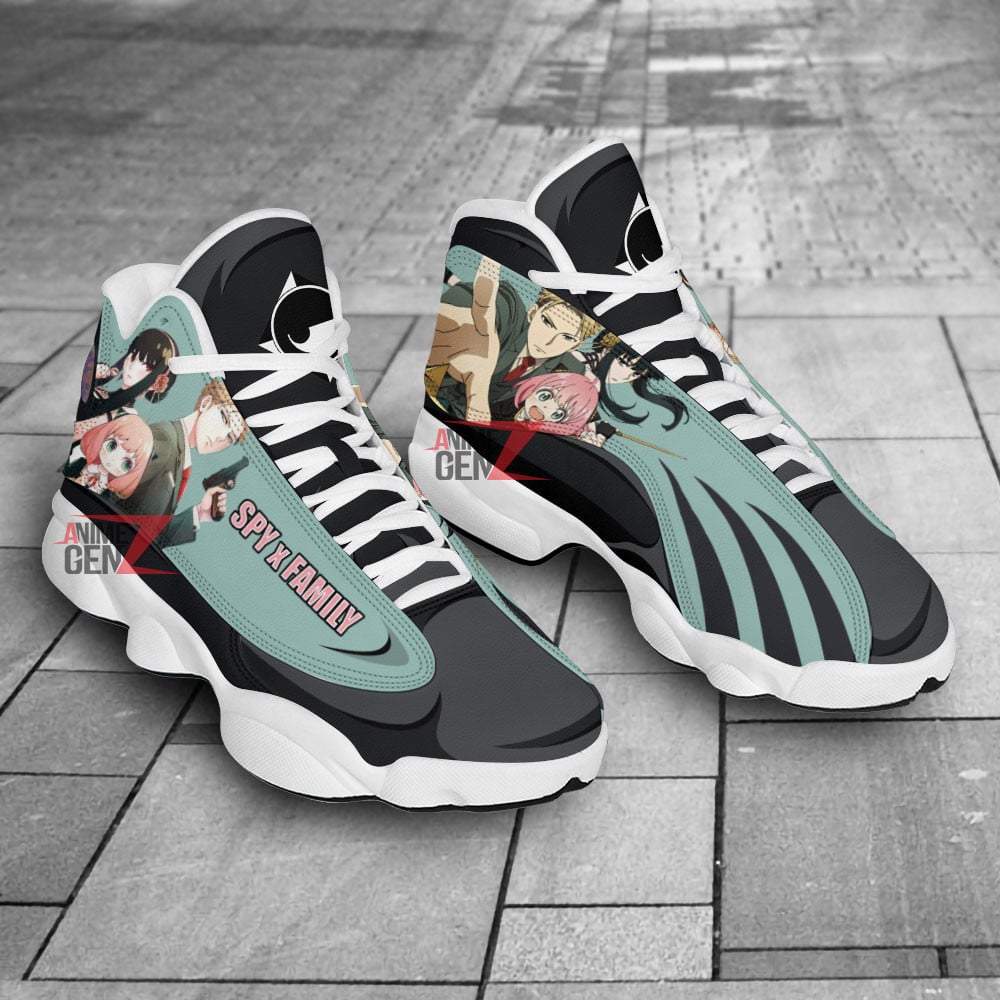 Spy X Family Family Air Jordan 13 Custom Anime Shoes