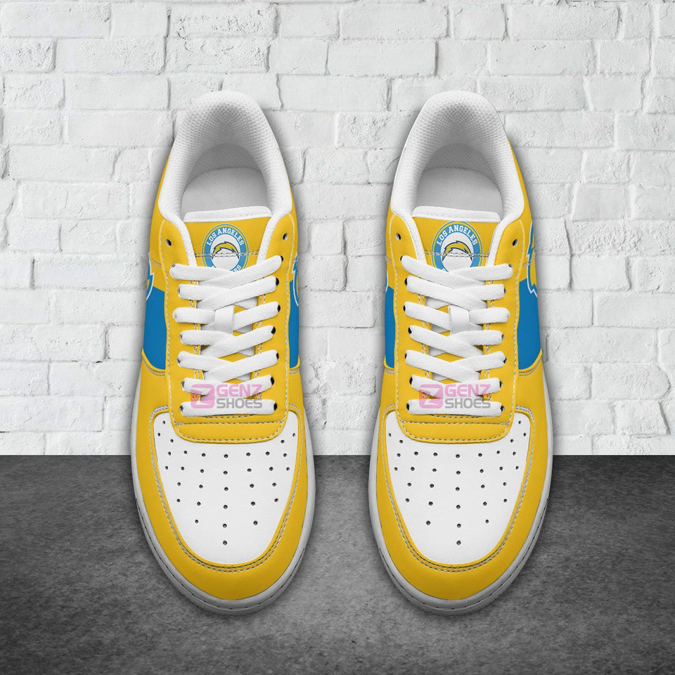 Los Angeles Chargers Air Sneakers NFL Custom Sports Shoes