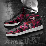 Demon Slayer Nezuko JD Sneakers Black Cool Style Custom Anime Shoes