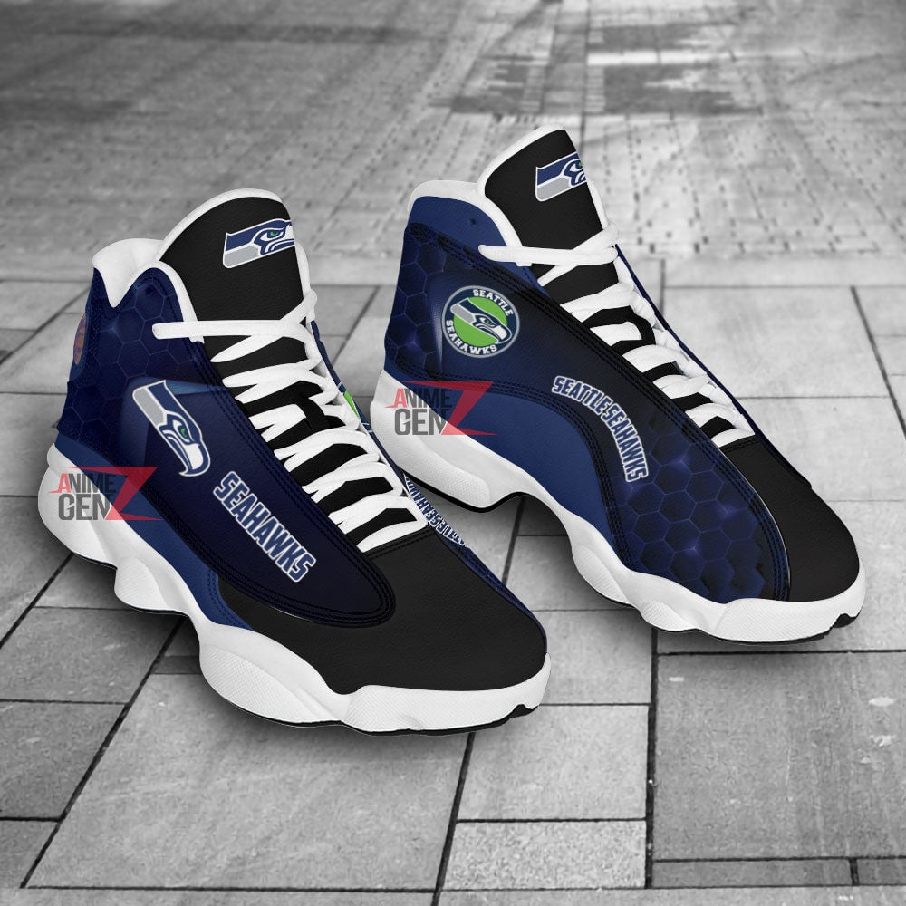 Seattle Seahawks Air Jordan 13 Sneakers NFL Custom Sport Shoes