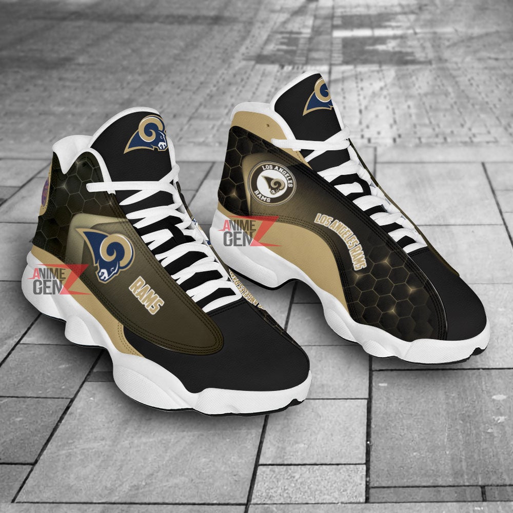 Los Angeles Rams Air Jordan 13 Sneakers NFL Custom Sport Shoes