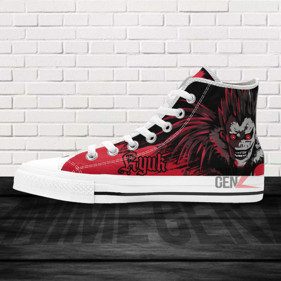 Death Note Ryuk High Top Shoes Custom Anime Shoes