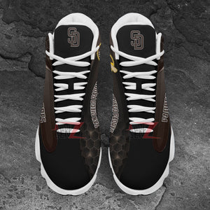 San Diego Padres Air Jordan 13 Sneakers MLB Custom Sports Shoes
