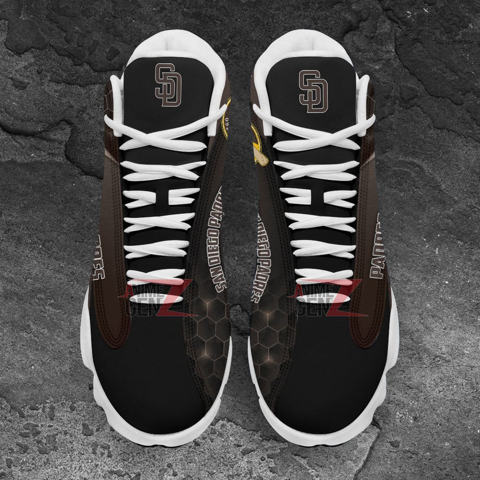 San Diego Padres Air Jordan 13 Sneakers MLB Custom Sports Shoes
