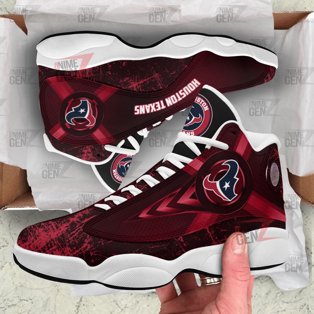 Houston Texans Air Jordan Sneakers 13 NFL Custom Sport Shoes