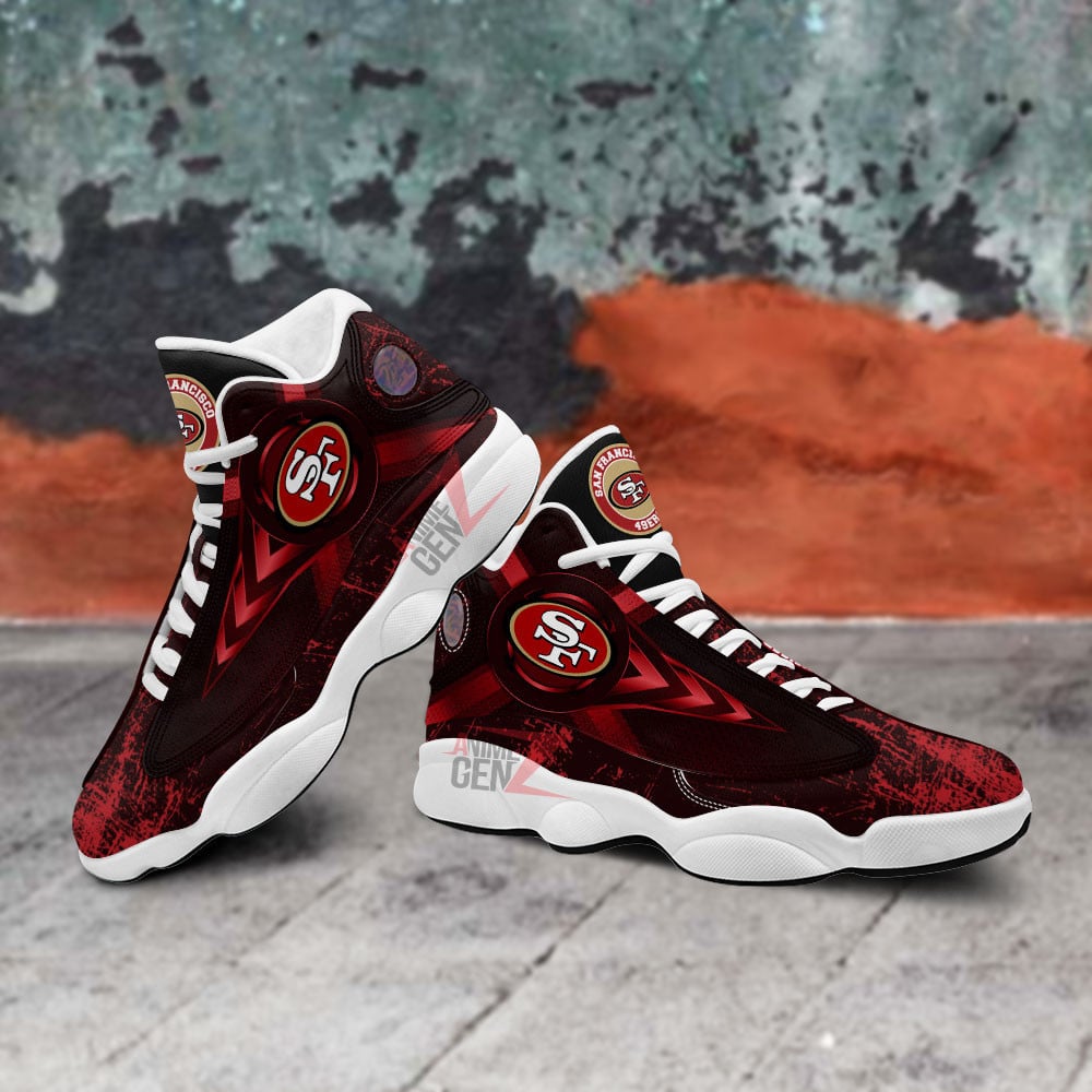 San Francisco Air Jordan Sneakers 13 NFL Custom Sport Shoes