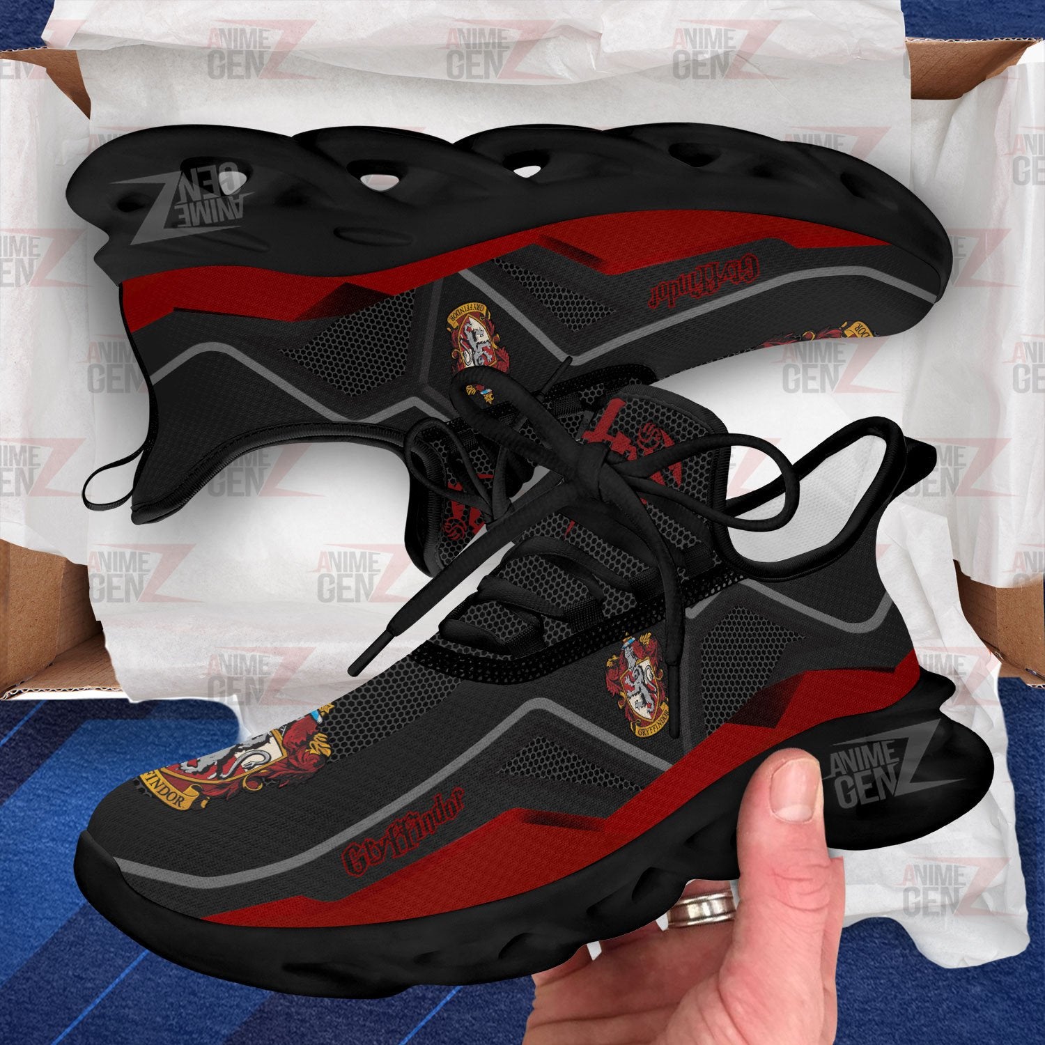Harry Potter Gryffindor Clunky Sneakers Custom Movie Shoes