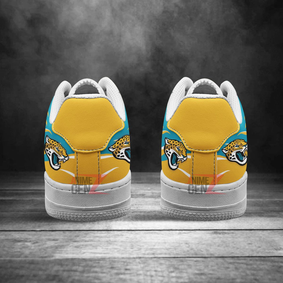 Jacksonville Jaguars Air Sneakers NFL Custom Sports Shoes