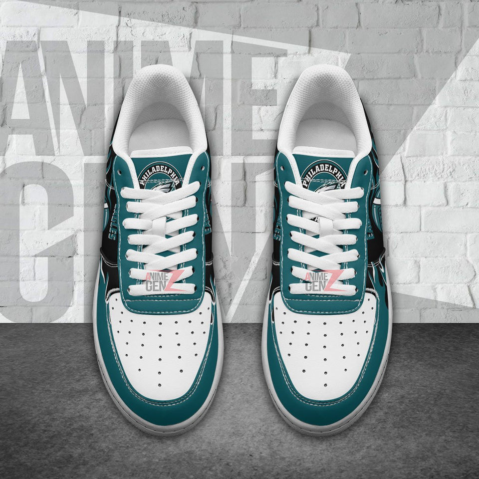 Philadelphia Eagles Air Sneakers NFL Custom Sports Shoes