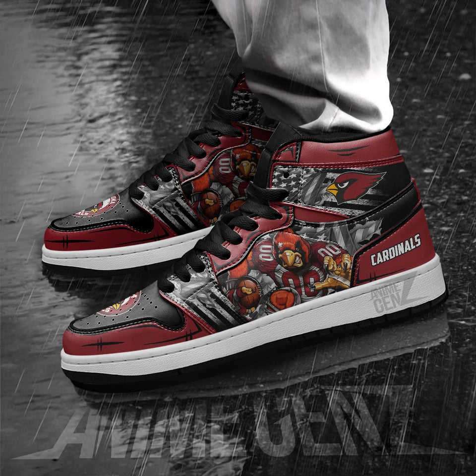 Arizona Cardinals JD Sneakers NFL Custom Sports Shoes