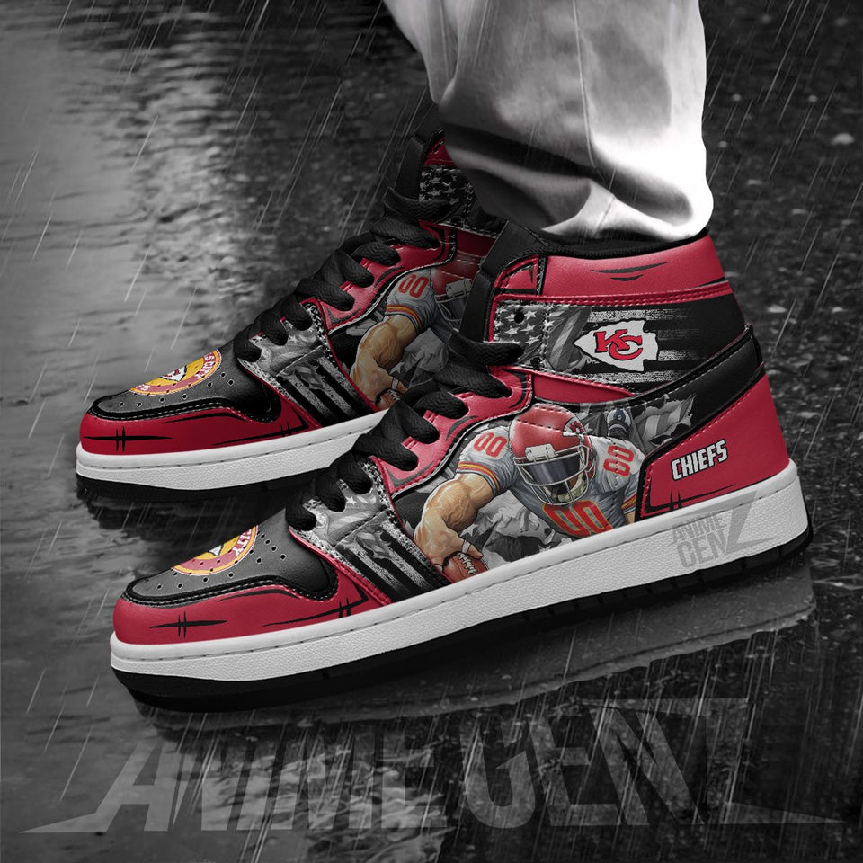 Kansas City Chiefs JD Sneakers NFL Custom Sports Shoes
