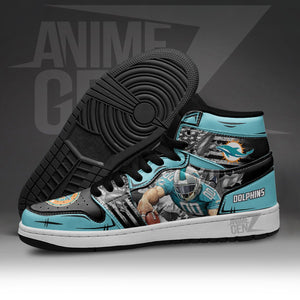 Miami Dolphins JD Sneakers NFL Custom Sports Shoes