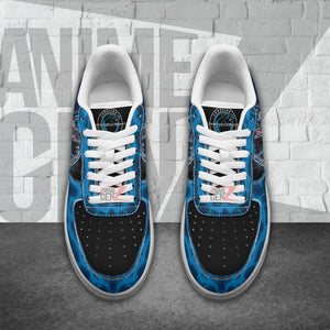 Carolina Panthers Air Sneakers Mascot Thunder Style Custom NFL Sport Shoes
