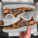 Chicago Bears Air Sneakers Mascot Thunder Style Custom NFL Sport Shoes