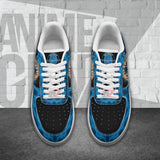 Detroit Lions Air Sneakers Mascot Thunder Style Custom NFL Sport Shoes