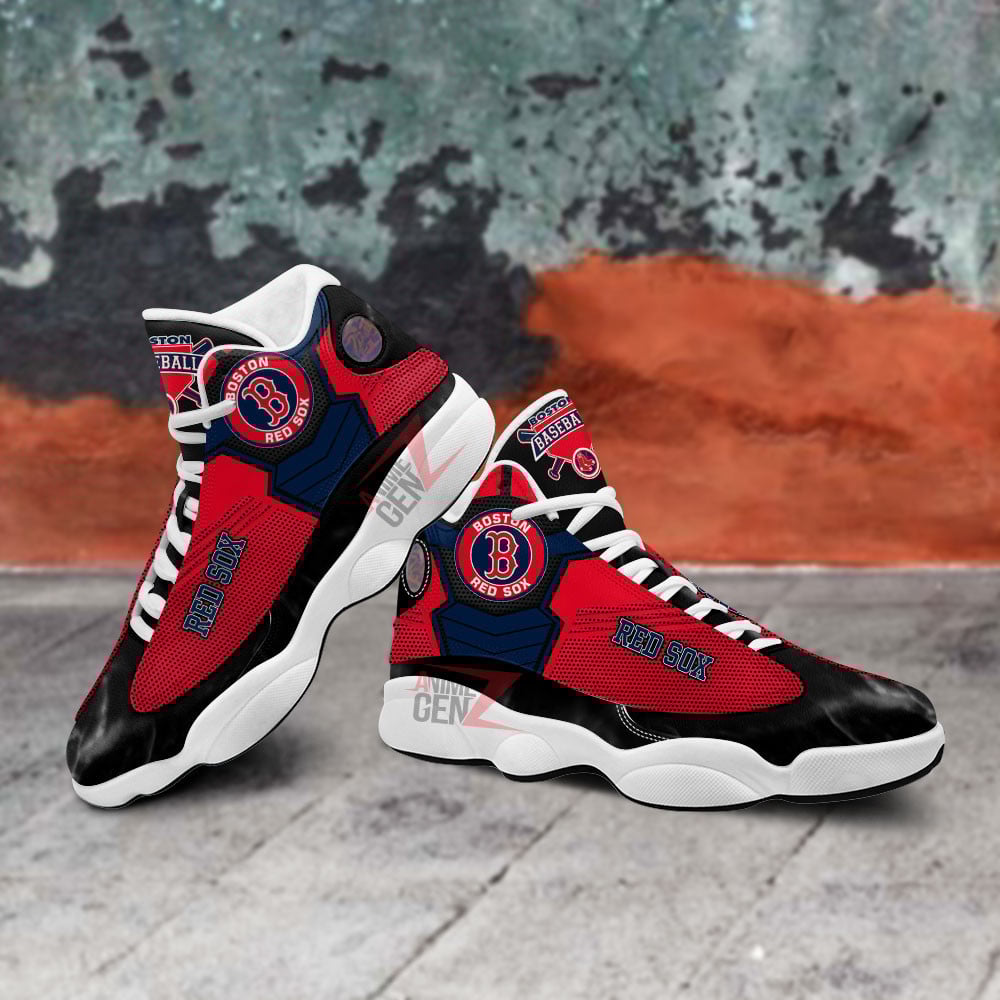 Boston Red Sox Air Jordan 13 Sneakers MLB Baseball Custom Sports Shoes