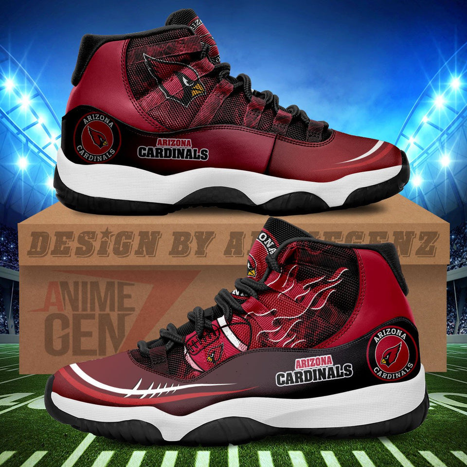 Arizona Cardinals Air Jordan 11 Sneakers NFL Custom Sport Shoes