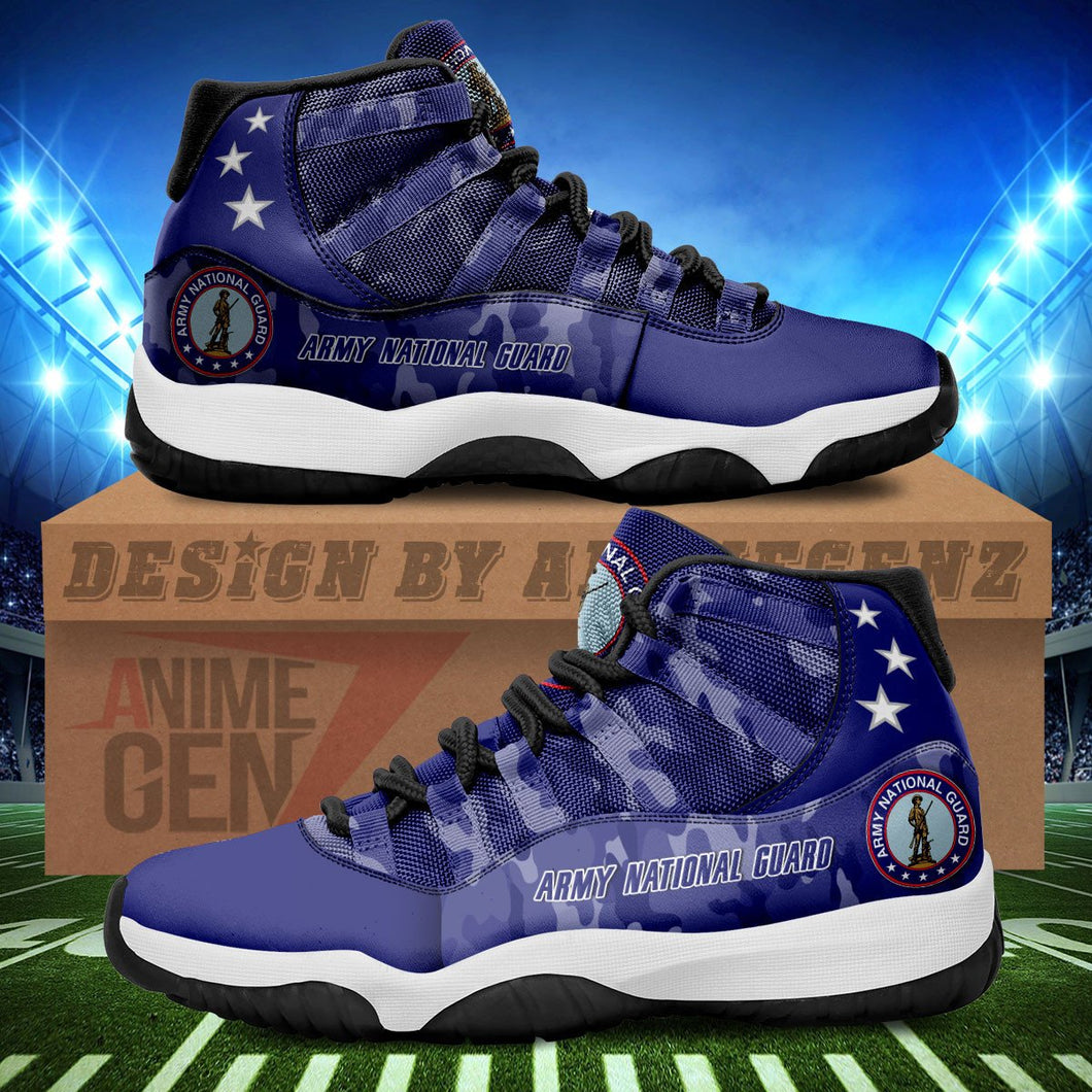 Army National Guard Air Jordan 11 US Armed Force Custom Shoes