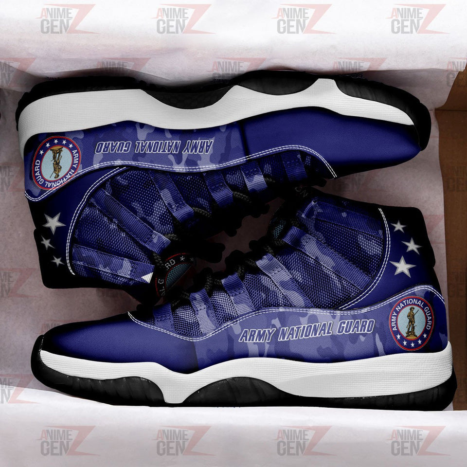 Army National Guard Air Jordan 11 US Armed Force Custom Shoes